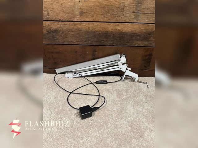 Lot 109-111 - Adjustable LED Desk Clamp Lamp with Power Adapter