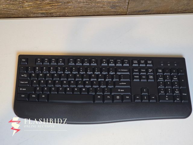 Lot 109-64 - Wireless Full-Size Keyboard – Sleek, Comfortable &amp; Reliable