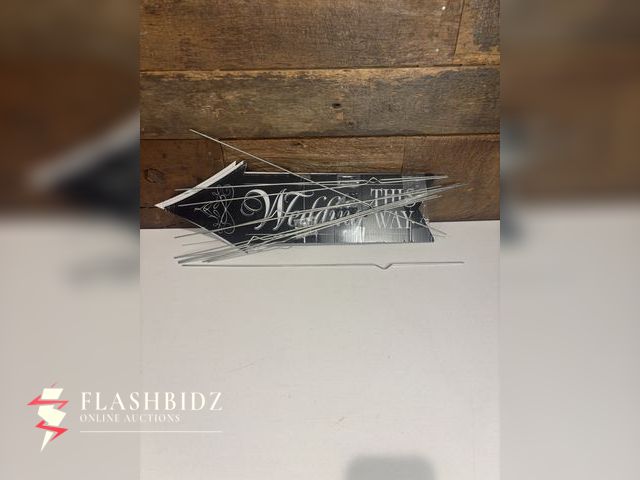 Lot 109-104 - Lot of 5 Wedding Directional Arrow Signs with Stakes