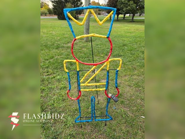 Lot 109-17 - 48” Lighted Nutcracker Christmas Display – Preassembled Outdoor Sculpture