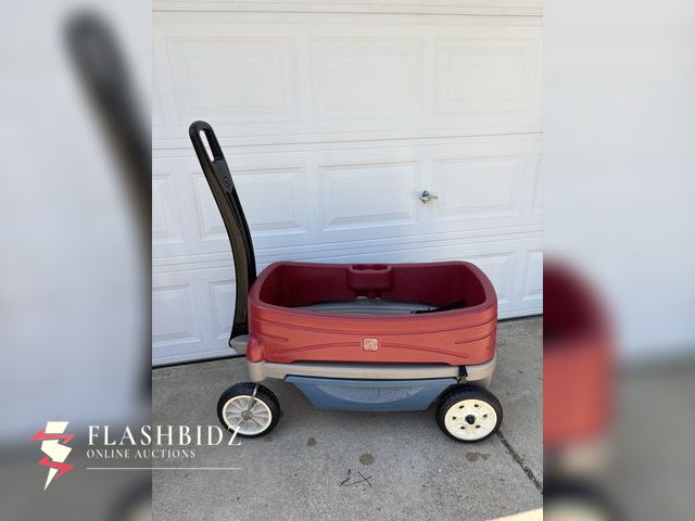 Lot 109-3 - Step2 Wagon for Two Plus with Storage Durable Ride-On Wagon