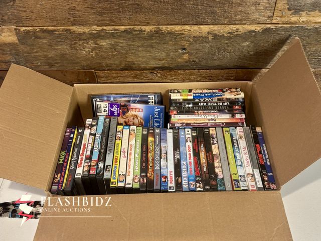 Lot 109-92 - Huge DVD Movie Lot – Mixed Genres Collection