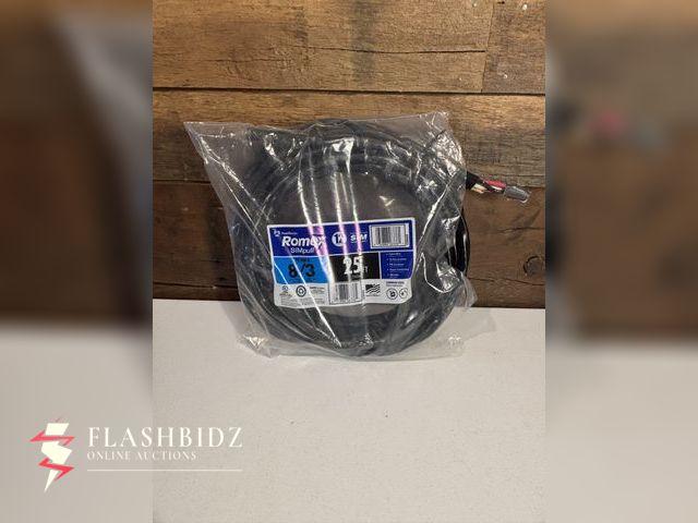 Lot 109-40 - Southwire Romex SIMpull 8/3 NM-B Indoor Electrical Wire – 25 ft Roll