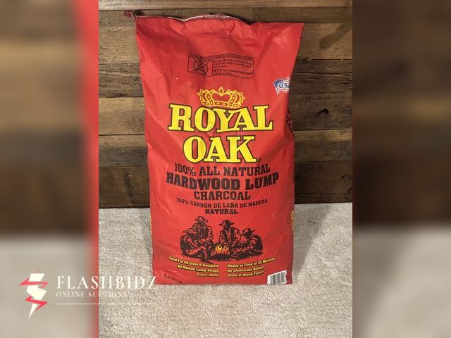 Lot 109-20 - Royal Oak 100% All Natural Hardwood Lump Charcoal – 15.44 lb Bag