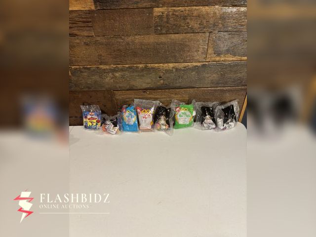 Lot 109-43 - Lot of Vintage McDonald’s &amp; Burger King Toys – Sealed in Original Packaging (Mixed Characters &a...