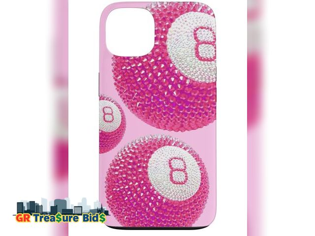 Lot 111-36010 - iPhone 13 Retro Lucky Disco 8 Ball For Women Case