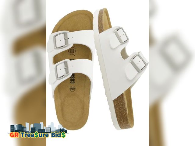 Lot 111-52333 - New Sun and sky women’s slide strap sandal size 5-6