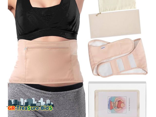 Lot 111-90730 - DEROWN Castor Oil Packs for Liver Detox, Less Mess Made of Organic Cotton Flannel &amp; Waterproof P...