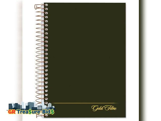 Lot 111-51943 - Lot of 4 Ampad Gold Fibre Classic Series Personal Notebook, Page and Date Headings with Pocket Cover...
