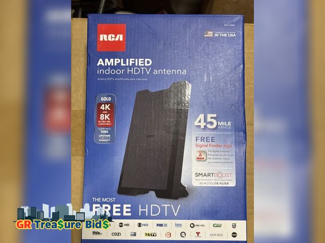Lot 111-59023 - 1 New RCA Amplified Indoor HDTV Antenna (Model 1268E