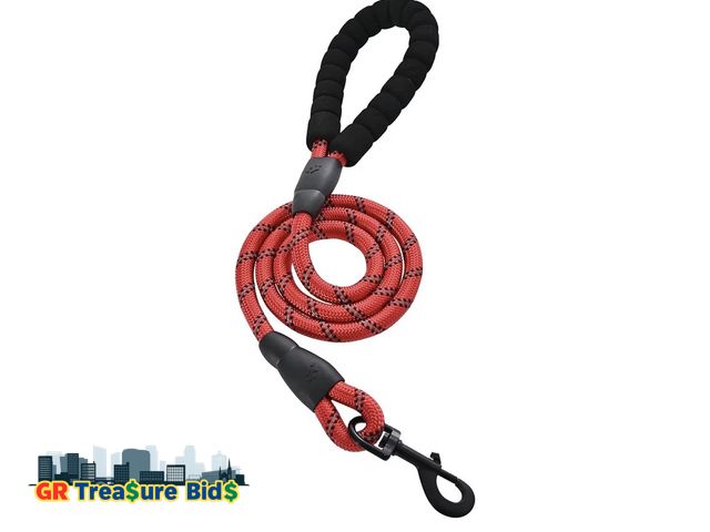 Lot 111-82672 - New Amazon Basics Round Dog Leash, Heavy Duty, Durable Rope for Small, Medium, and Large Dogs, Light...
