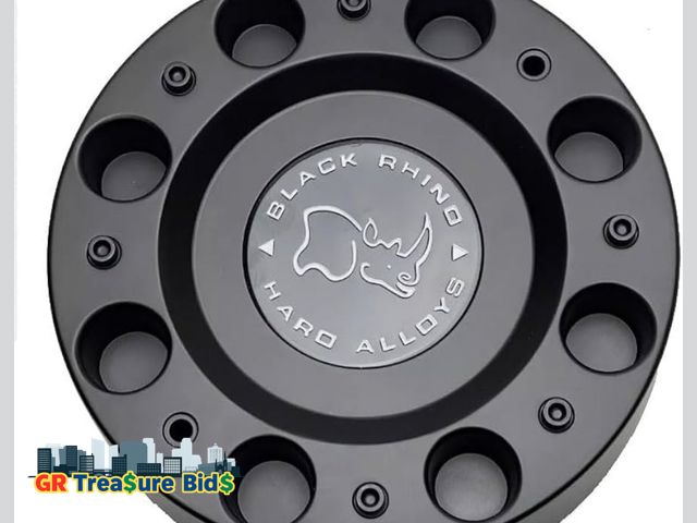 Lot 111-52248  - New 1Pc Wheel Center Cap HUb Cap M-1049 Matte Black m-1049bk04 for Black Rhino