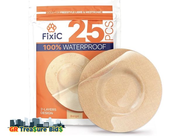 Lot 111-60852 - Fixic Freestyle Adhesive Patch 22 PCS – Good for Libre 1, 2, 3 &amp; Plus – Enlite – Guardian – NO G...