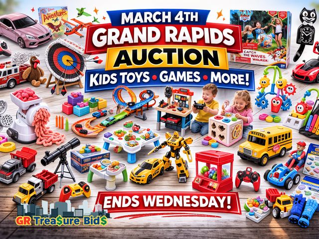 March 18th Grand Rapids Massive Appliance, Tech & Home Essentials Auction – Refrigerators, Tools, Electronics & More – Ends Wednesday!