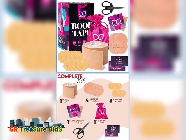 Lot 111-7110 - 1 New WonderTwins Breast Lift Tape - Waterproof &amp; Sweat-proof Adhesive Boob Tape - Comfortable &...