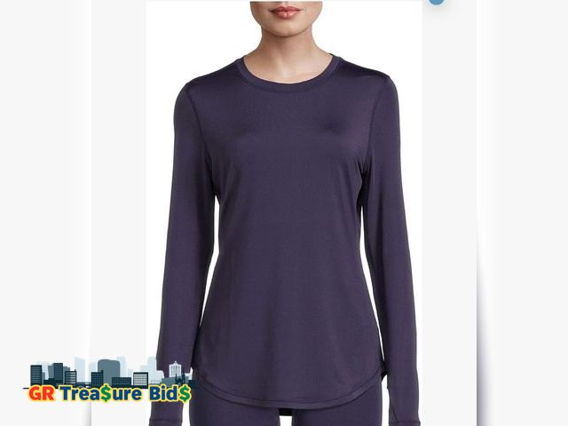 Lot 111-69064 - New Cuddl Duds ClimateRight Women's Long-Sleeve Crew Neck Base Layer Top (US, Alpha, Small, Regular,...