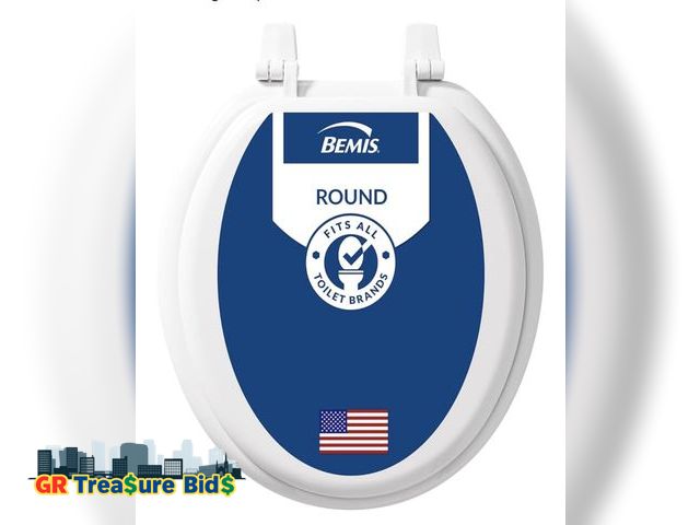 Lot 111-4732 - New Bemis 400TTA Economy Durable Wood Toilet Seat, Made in USA, Round, White