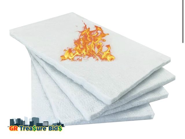 Lot 111-36635 - 4 Packs Tabletop Fire Pit Ceramic Wool for Tabletop Firepit Bowl to Extend Burn Time,Firepit Ceramic...