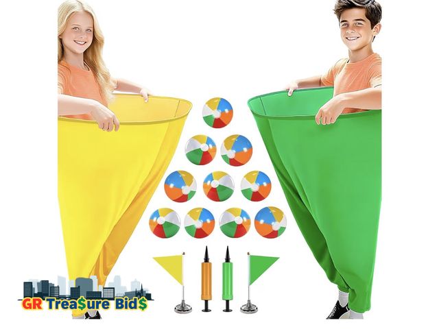 Lot 111-72662 - New Granny Pants Yard Game for Kids (31.5 in *24 in), 2Pcs Granny Pants Outdoor Games with 10 Bouncy...