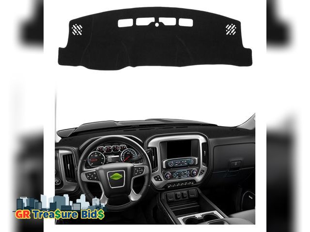 Lot 111-14463 - New Cartist Dash Cover Custom Fit for Chevy Chevrolet Silverado/GMC Sierra 1500 2014-2018,Silverado/...