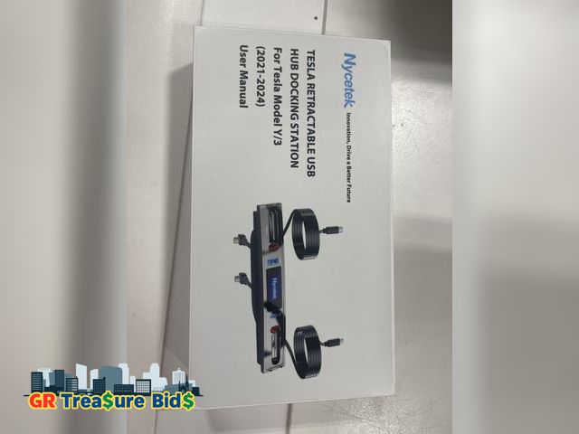 Lot 111-93623 - Nycetek Upgraded Tesla USB Hub - QC 3.0 Center Console Fast Charger Adapter for Tesla Model Y 3 Acce...