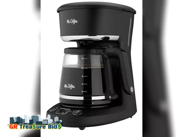 Lot 111-87672 - New Mr. Coffee® 12-Cup Programmable Coffeemaker, Brew Now or Later
