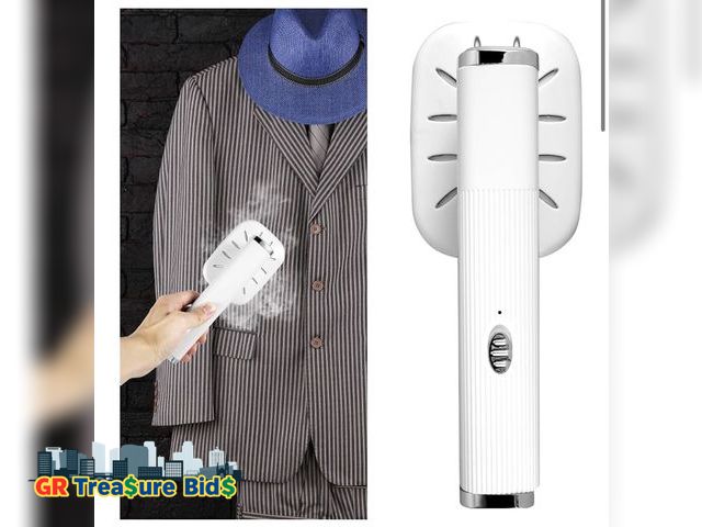 Lot 111-5722 - New Travel Mini Steam Iron Portable Ironing Machine for Clothes, Press Iron &amp; Steamer 2 In1 Hand...