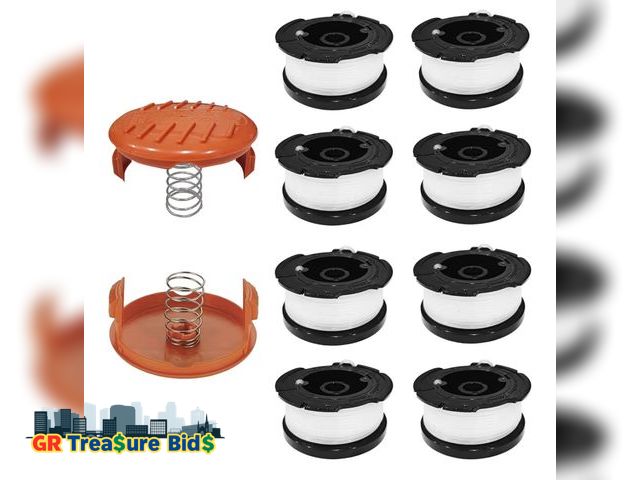 Lot 111-309672 - New A ANLEOLIFE 10 Pack AF-100 Weed Eater Line Spool for Black+Decker String Trimmers, 30ft 0.065" A...