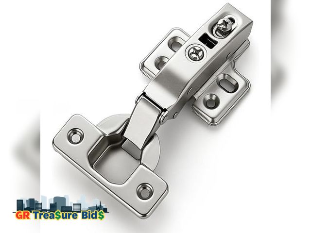 Lot 111-84457 - 5 Pairs 10 Pack European Full Overlay Soft Close Cabinet Hinges Concealed Kitchen Cabinet Hinges Hea...