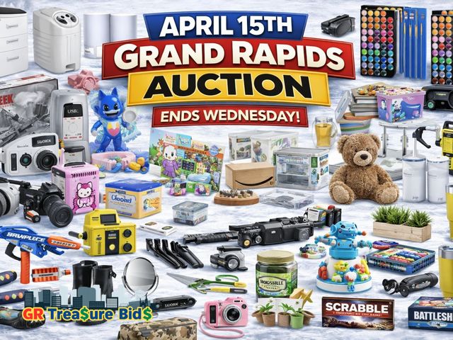April 15th Grand Rapids Massive Appliance, Tech & Home Essentials Auction