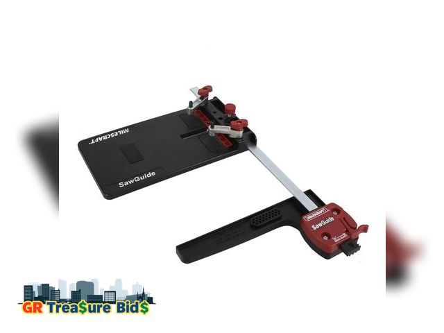 Lot 111-60435 - Milescraft 1403 Universal Saw Guide for Circular and Jig Saws Rip Guide Extends 14in Cuts Circles up...