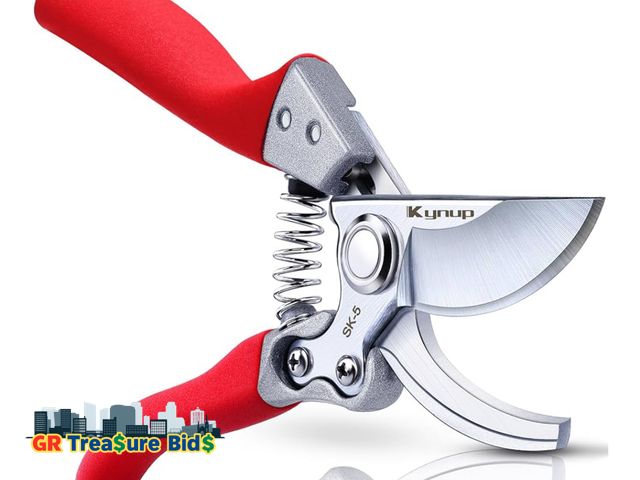 Lot 111-63688 - Kynup Pruning Shears, Gardening Pruners Scissors, Professional Bypass Hand Shears Heavy Duty, Pruner...