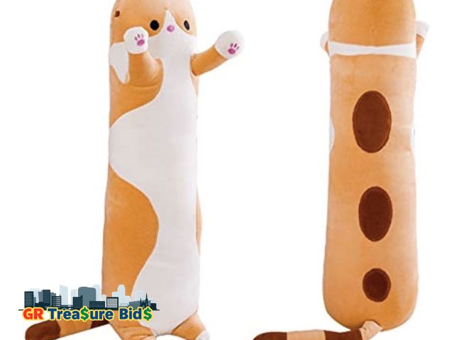 Lot 111-10335 - shangman Lovely Plush Cat Doll Cute Cartoon Soft Stuffed Kitten Long Throw Sleeping Pillow Toy Gift ...