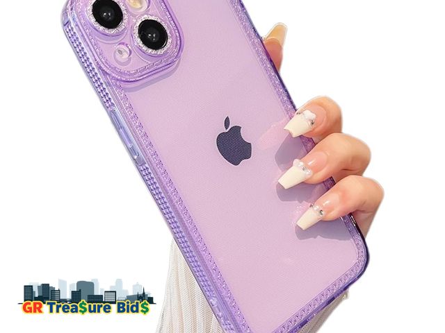 Lot 111-49762 - ZTOFERA Designed for iPhone 14 6.1 inch,Cute Clear Case for Women Girls,Sparkly Glitter Bling Flexib...