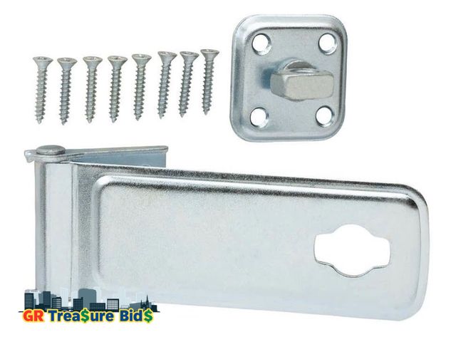 Lot 111-37324 - Everbilt 6 in. Zinc Plated Latch Post Safety Hasp