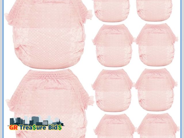 Lot 111-51937 - Dog Diapers Female 10Pcs Absorbent Puppy Diapers Female Breathable Disposable Dog Leakproof Period f...