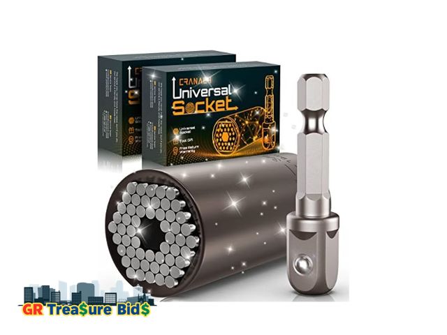Lot 111-38644 - Universal Socket Tools Gifts for Men- 2 PACK Gifts for Dad Birthday Gift Super Universal Socket Set,...
