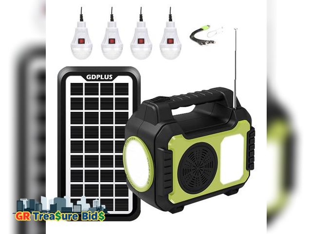 Lot 111-82672 - New Solar Generators for Home Use,Portable Power Station with Solar Panel for Emergency Power Supply...