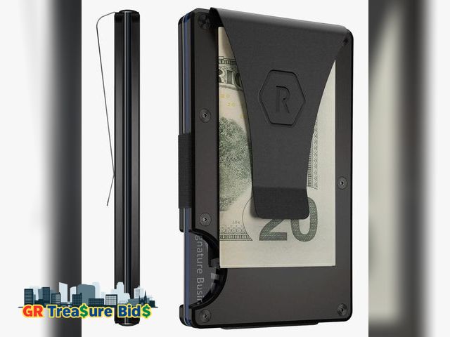 Lot 111-83904 - New Wallet for Men - Slim Minimalist Compact Wallet and Card Holder, RFID Protected Front Pocket Wal...