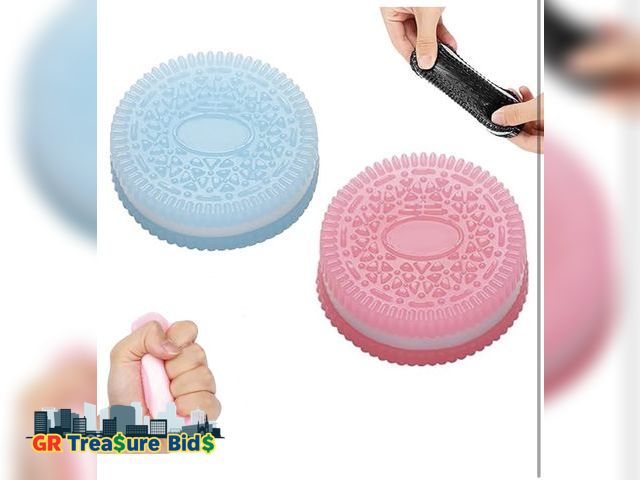 Lot 111-70727 - New Stress Relief Toy,Handmade Silicone Stress Relief Squishy Toy,Ultra-Soft Decompression Venting T...