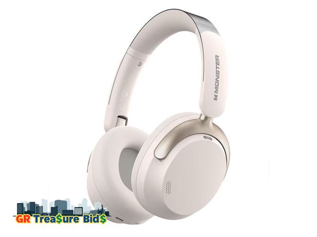 Lot 111-83783 - New Monster Persona 3rd ANC Wireless Headphones, Noise Cancelling Headphones with Bluetooth 5.4, Fol...