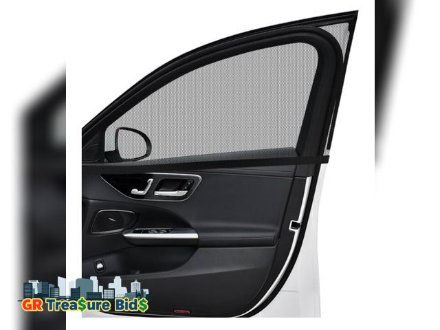 Lot 111-26575 - Ziciner Car Window Shade, 2 Pcs Auto Side Front Window Sun Shades, Heat Block and UV Rays Protection...