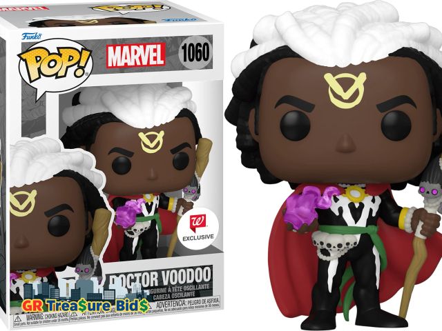Lot 111-52661 - 2 New Funk pop marvel (2) boxes of Funko Pop Marvel 1060 Doctor Voodoo Bobble-Heads