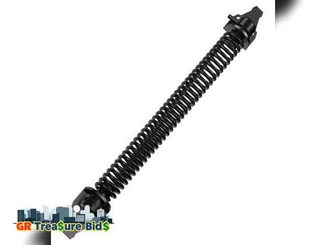 Lot 111-72626 - skysen 14" Fence gate Spring self Closing and Adjustable for Wooden or Vinyl Fence,Carbon Steel,Blac...