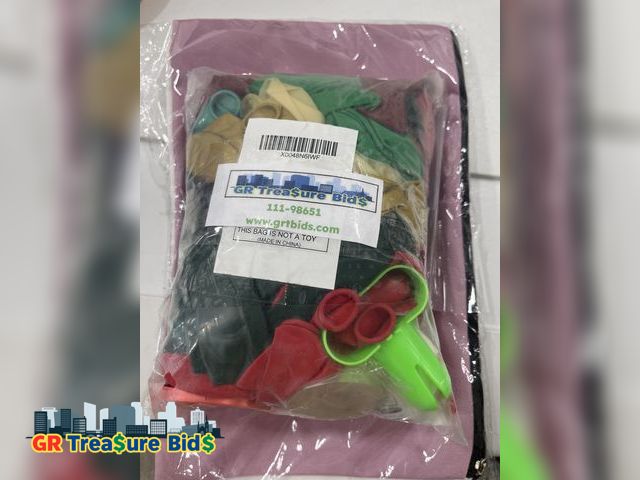 Lot 111-98651 - New 192 pcs birthday balloons and decoration supplies. Includes birthday pencil bag!