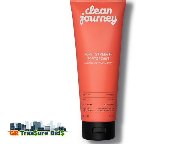 Lot 111-49420 - cleanjourney Pure Strength Hair Conditioner, Made in Canada, EWG Verified, Infused with Peptides and...