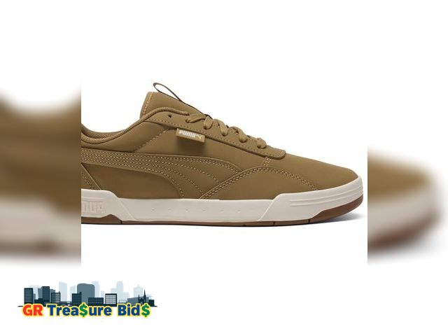 Lot 111-512312 - New PUMA Mens Skate Buck Lace Up Sneakers Shoes Casual - Brown - Size 13