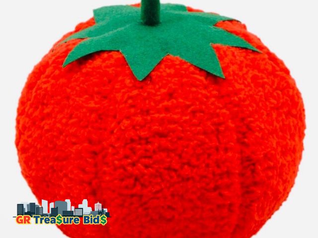 Lot 111-5792 - New Sherpa Red Tomato Throw Pillow