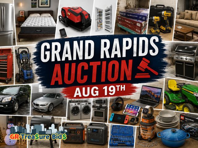 Aug 19th Grand Rapids Automotive, Tech & Home Essentials Auction
