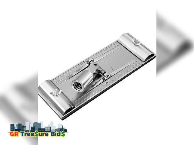 Lot 111-51245 - Hicarer 1 Pc No-flip Pole Sander Head for Drywall with Quick Release Clips and Universal Coarse Thre...